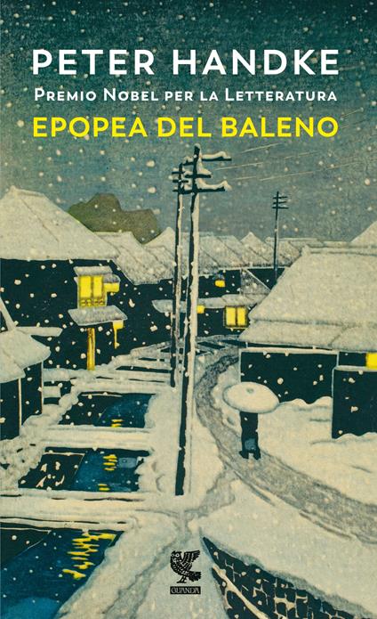 Epopea del baleno. Nuova ediz. - Peter Handke - copertina