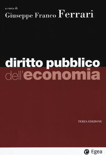 Diritto pubblico dell'economia - copertina