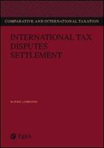 International tax disputes settlement