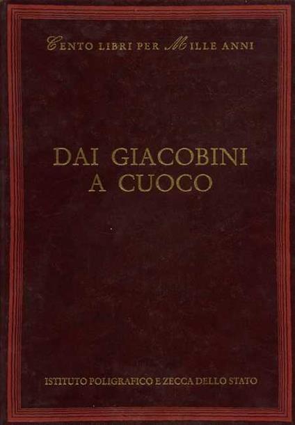 Dai giacobini a Cuoco - Alberto Merola - copertina