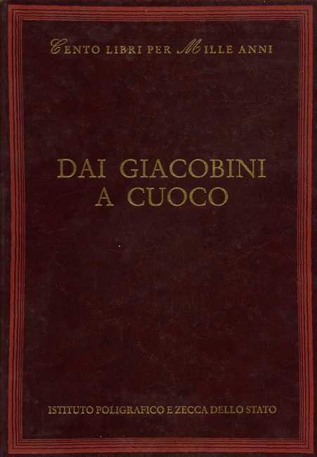 Dai giacobini a Cuoco - Alberto Merola - copertina