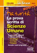 Maturità. La prova scritta di scienze umane