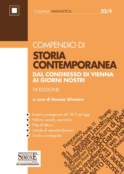 Compendio di storia contemporanea. Dal Congresso di Vienna ai giorni nostri - Nunzio Silvestro - ebook