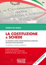 La Costituzione a schede. La nostra Carta fondamentale spiegata Articolo per Articolo