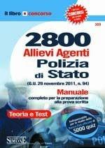 2800 allievi agenti Polizia di Stato. Manuale