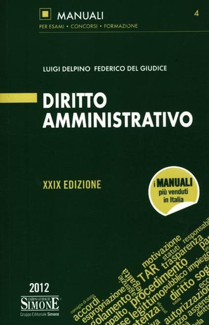 Diritto amministrativo - Luigi Delpino,Federico Del Giudice - copertina