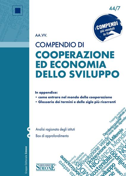 Compendio di cooperazione ed economia dello sviluppo - copertina