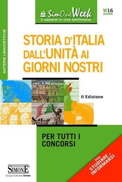 Storia d'Italia dall'unità ai giorni nostri. Per tutti i concorsi - copertina