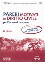 Pareri motivati di diritto civile per l'esame di avvocato