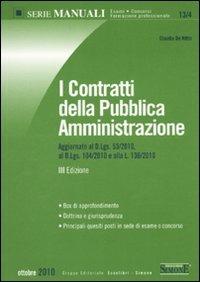 I contratti della pubblica amministrazione - copertina