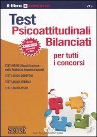 Test psicoattitudinali bilanciati per tutti i concorsi - copertina