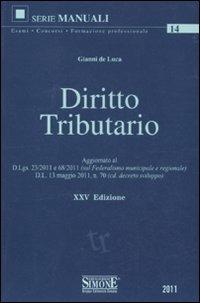 Diritto tributario - Gianni De Luca - copertina