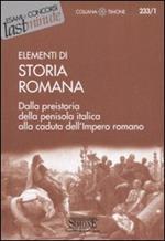 Elementi di storia romana