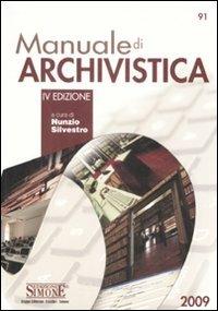 Manuale di archivistica - copertina