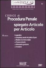 Codice di procedura penale spiegato articolo per articolo