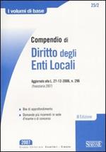 Compendio di diritto degli enti locali