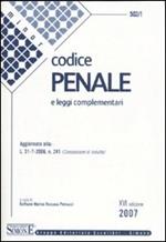 Codice penale. Leggi complementari