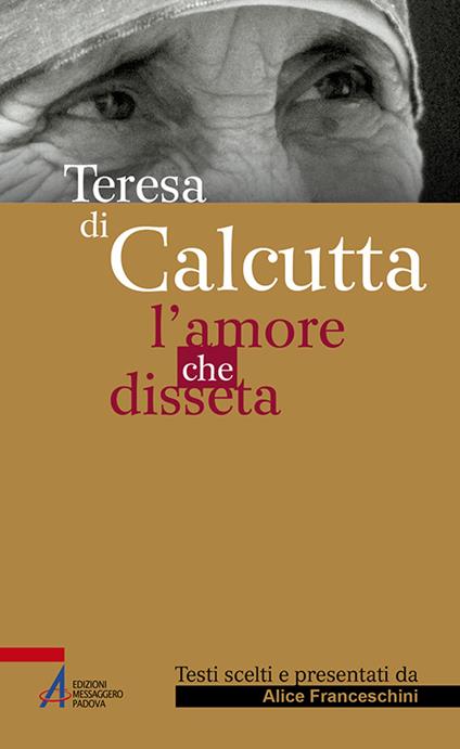 Teresa di Calcutta. L'amore che disseta - copertina