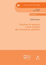 Funzione di garanzia e beni sottratti alla circolazione giuridica