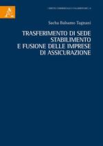 Trasferimento di sede, stabilimento e fusione delle imprese di assicurazione