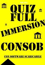 Preselezioni Concorso COADIUTORI CONSOB - QUIZ FULL IMMERSION