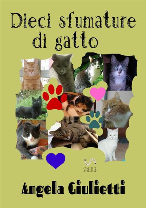 Dieci sfumature di gatto - Angela Giulietti - copertina