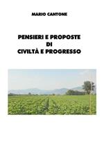 Pensieri e proposte di civiltà e progresso