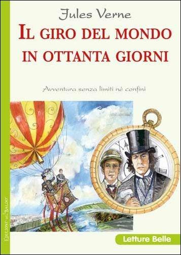 Il giro del mondo in 80 giorni - Jules Verne - copertina