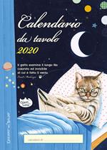 Il gatto e la luna. Calendario da tavolo 2020