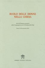 Ruolo delle donne nella Chiesa