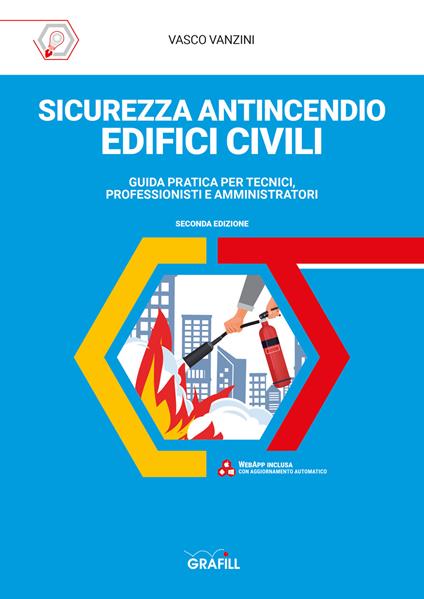 Sicurezza antincendio edifici civili. Con app - Vasco Vanzini - copertina