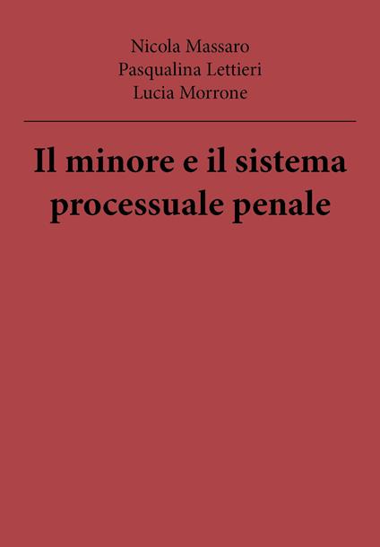 Il minore e il sistema processuale penale - Nicola Massaro,Pasqualina Lettieri,Lucia Morrone - copertina