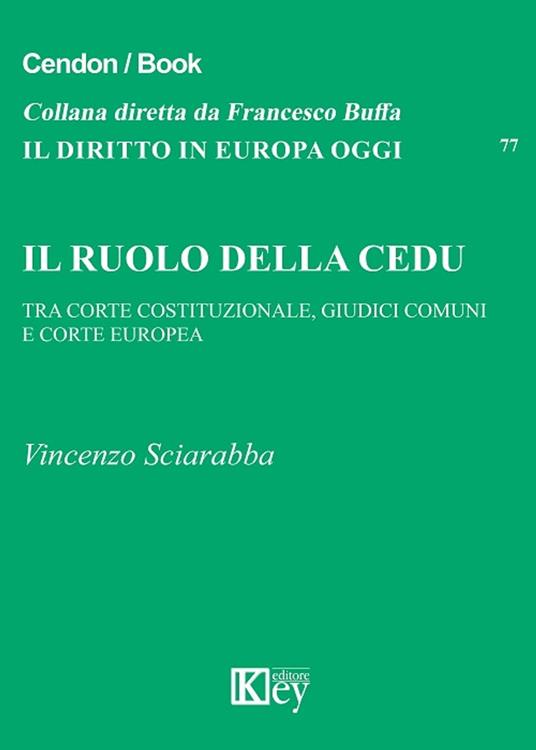 Il ruolo della cedu - Vincenzo Sciarabba - ebook