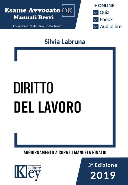 Diritto del lavoro - Silvia Labruna - copertina