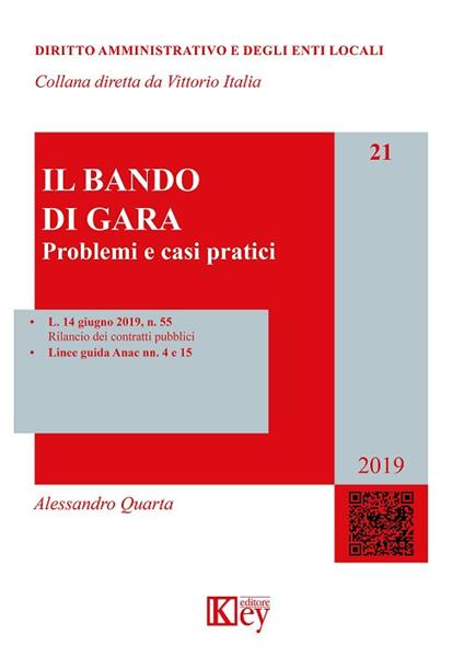 Il bando di gara. Problemi e casi pratici - Alessandro Quarta - copertina