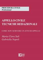 Appello civile – Tecniche redazionali