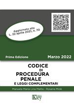 Codice di procedura penale e leggi complementari