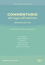 Commentario alle leggi sull'ambiente. Articoli da 53 a 176