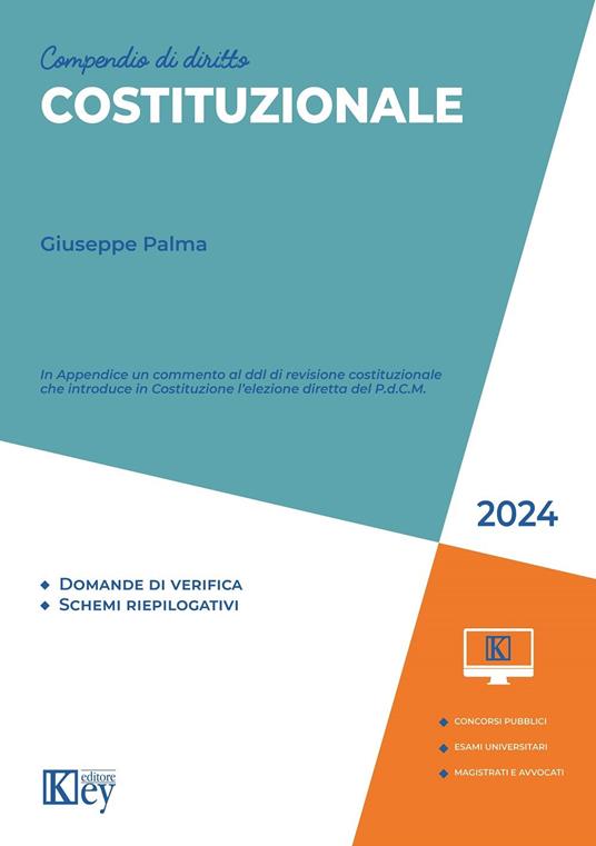 Compendio Diritto costituzionale 2024 - Giuseppe Palma - ebook