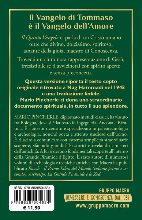 Il quinto Vangelo. Il Vangelo di Tommaso. Testo copto a fronte - 2