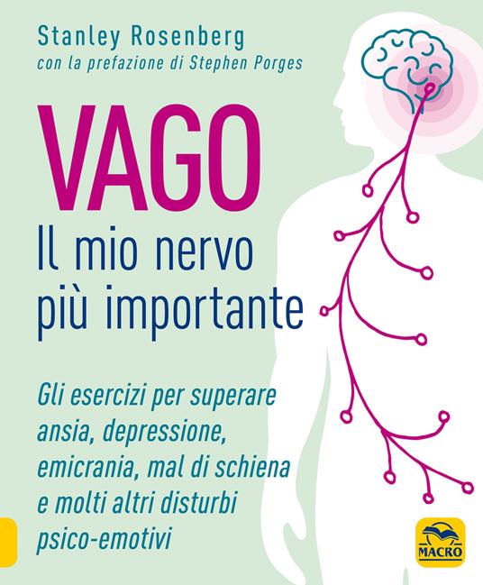 Vago. Il mio nervo più importante. Gli esercizi per superare ansia depressione emicrania mal di schiena e molti altri disturbi psico-emotivi - Stanley Rosenberg - copertina