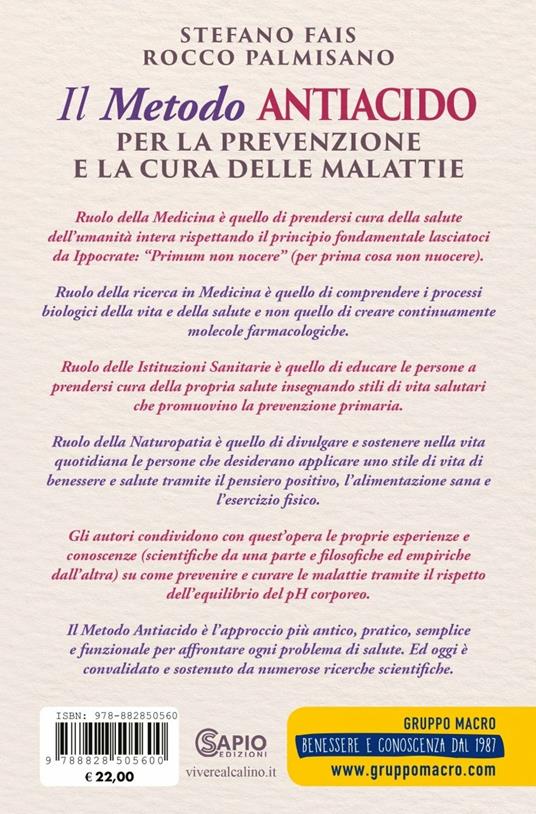 Il metodo antiacido per la prevenzione e la cura delle malattie - Rocco Palmisano,Stefano Fais - 2