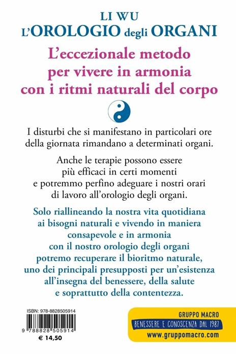 L' orologio degli organi. Vivi al ritmo della medicina tradizionale cinese - Li Wu - 2