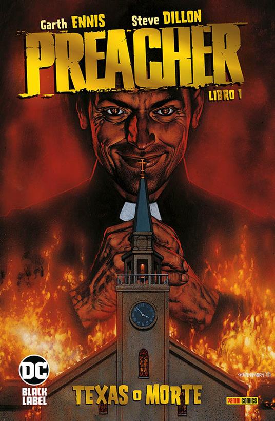 Preacher. Vol. 1: Texas o morte - Garth Ennis,Steve Dillon - copertina