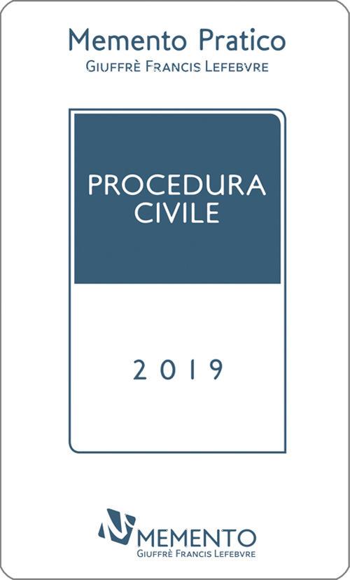 Memento Procedura civile 2019 - copertina