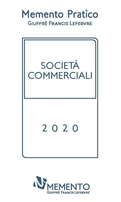 Memento Pratico Società commerciali 2020 - copertina