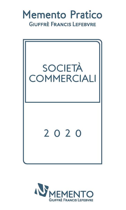 Memento Pratico Società commerciali 2020 - copertina