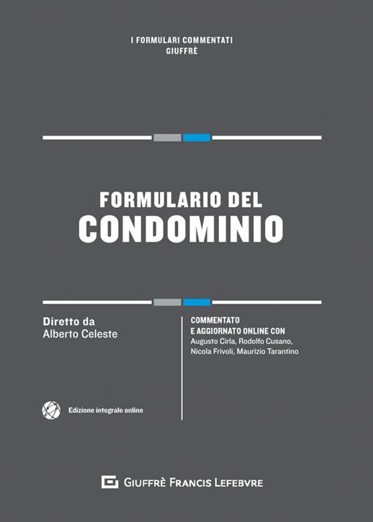 Formulario del condominio - copertina