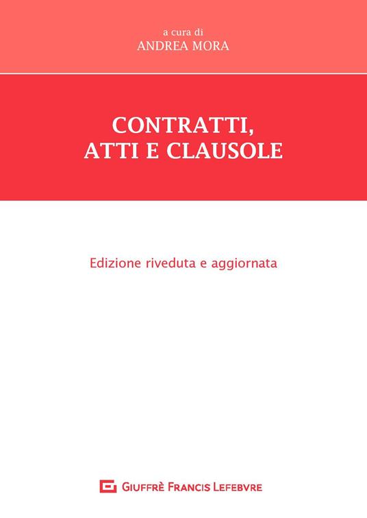 Contratti, atti e clausole - copertina