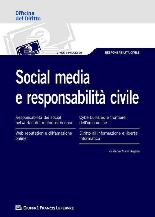 Social media e responsabilità civile - Ilenia Maria Alagna - copertina